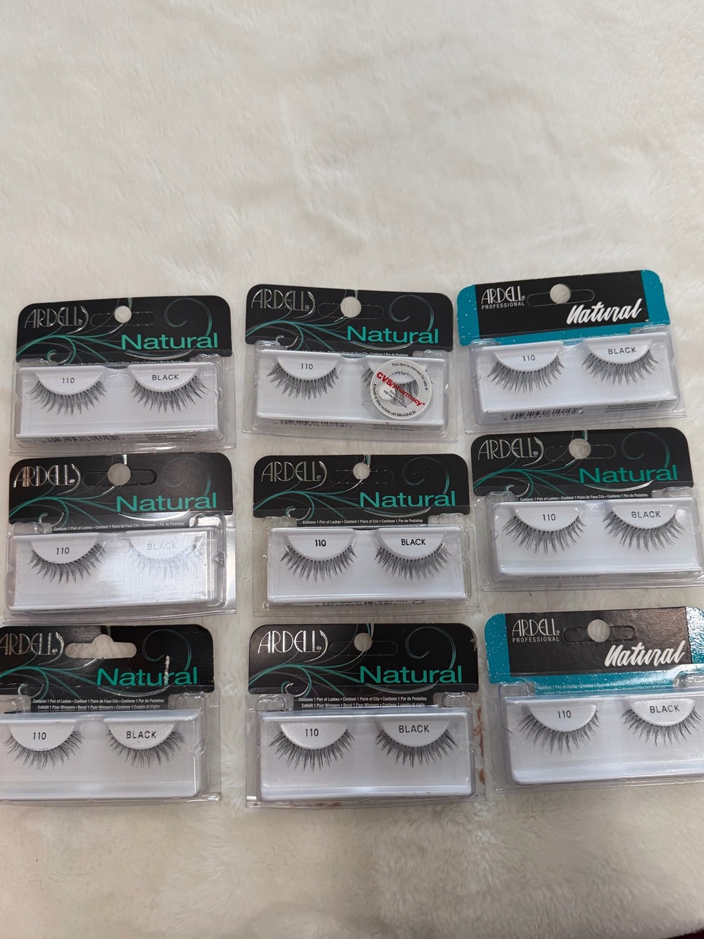 Ardell natural lashes 110 black BUNDLE